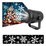 Proyector Navideño Navideñas Copos De Nieve Lampara Led