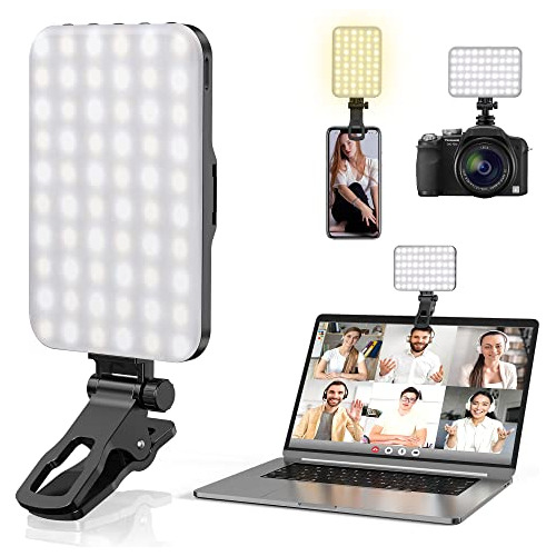 Luz De Selfie, 60 Led 2200mah Recargable Teléfono Celu...