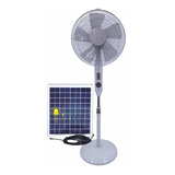 Ventilador Abanico Solar Recargable 12w Larga Duración