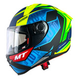 Casco Moto Mt Revenge 2 Moreira A7 Brillo Integral Dafy