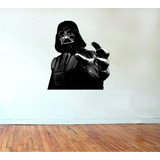 Adesivo De Parede Darth Vader Mod 152 Tamanho 55cm X 50cm