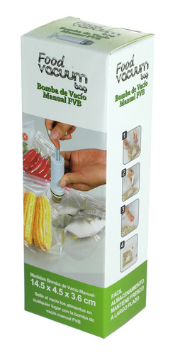 Bomba Extractora Aire Manual Bolsas Al Vacio Food Vacuum Bag