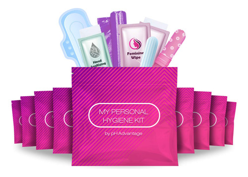 Kit Menstrual De Estilo Rosa, Paquete De 10 Unidades | Comod