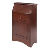 Winsome Wood Secretary Desk Walnut