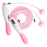 Cuerda Para Digital E Inteligente Para Saltar Gym Color Rosa