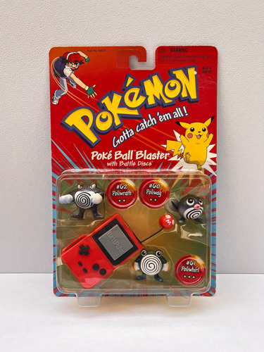 Poke Ball Blaster Línea Poliwhirl - Pokemon Hasbro 1999