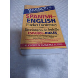 Diccionario  De Bolsillo Español/ Ingles /  Barron S