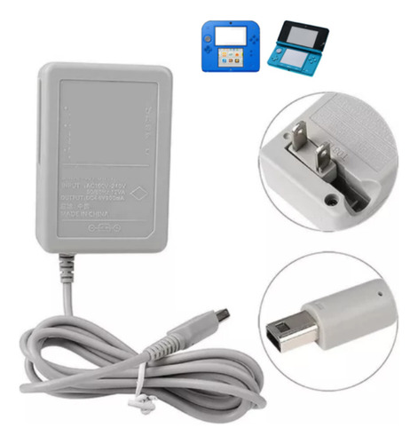 Adaptador Cargador Ac Fuente Compatible Con Nintendo 3ds 2ds