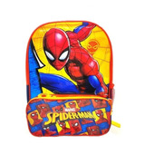 Mochila Espalda Grande 16p Hombre Araña Wabro Mundo Manias