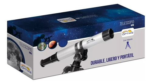 Telescopio Mini 300x30 C/ Trípode Kit Descubrimiento Juguete