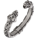 Pulsera Vikinga - Anillo De Brazo Nrdico De Peltre Ajustable