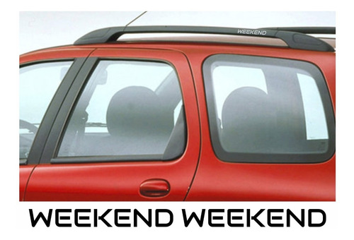Kit 2 Adesivo Rack Longarina Fiat Palio Weekend Tuning