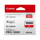 Tinta Canon  Pfi-1000 R Lucia Pro Red Ink Tank 80ml