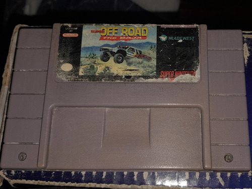 Juego Super Off Road The Baja Snes (orig/usa) Impor Nintendo