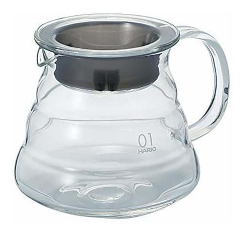 Servidor De Café V60 Glass Range, 360 Ml, Transparente