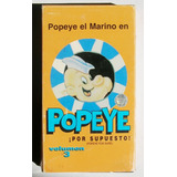 Popeye Por Supuesto Vol. 3, Cassette Vhs Mexicano 1995