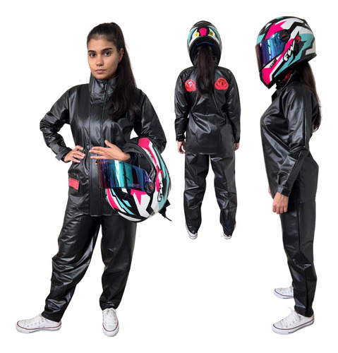 Roupa De Chuva Moto Conjunto Motoqueiro Emborrachado