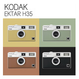 Cámara De Medio Marco Kodak Ektar H35, Película Flash De 35