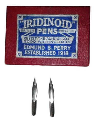 80 Plumas Perry & Co- Iridinoid 777 E F + Caja Original