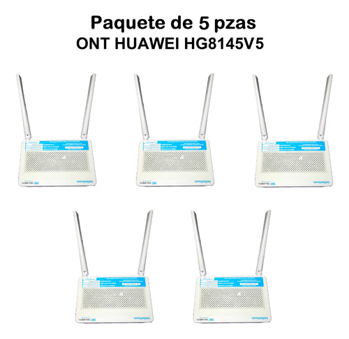 Módem Ont Huawei Hg8145v5 Blanco (caja Con 5 Pzas)