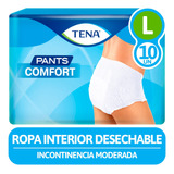 Pañal Adulto Calzon Incotine Tena Pants Comfort Talla G 10u