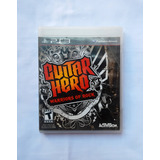 Guitar Hero Warriors Of Rock Ps3 Físico Usado