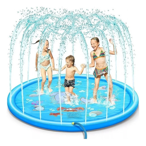 Alfombra Agua Niños Piscina Bebe Inflable Piscina Lanza Agu