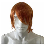 Peluca Corta Masculina Color Cobrizo Colorín Ron Weasley