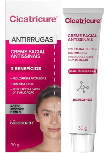 Cicatricure Creme Antissinais - Dia/noite - 30 G