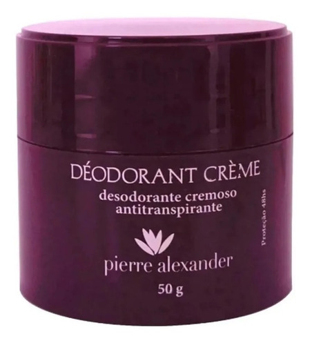 Desodorante Pierre Alexander Creme Antitranspirante 50g