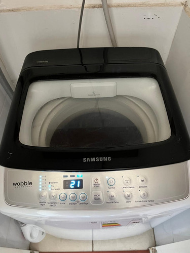 Lavadora Automática Samsung Wa90h4400sw1zs Blanca 9kg 220 v