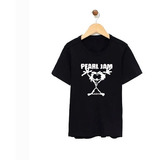 Camiseta Masculina Com Estampa Pearl Jam