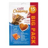 Catit Creamy Sabor Salmón Y Camarones Big Pack 15 Un Pt