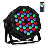 Cañón De Luces 36w Led Rgb Audiorrítmico Multicolor