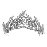 Qianyuu Elegante Corona De Rama De Olivo Para El Cabello