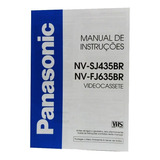 Manual Original Vídeo Cassete Panasonic Nvsj435br Nvfj635br