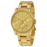 Reloj Armani Exchange Ax2099 Chronograph Dorado De Caballero