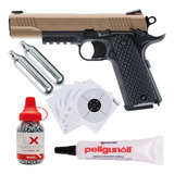 Pistola Colt M45 Cqbp Co2 .177 Blowback Bbs Tanques Xchws C