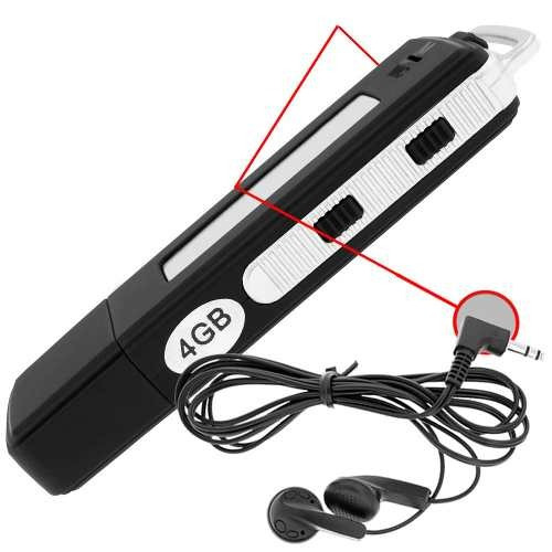 Gravador De Voz Bolso Para Espionagem Mini Pen Drive Audio