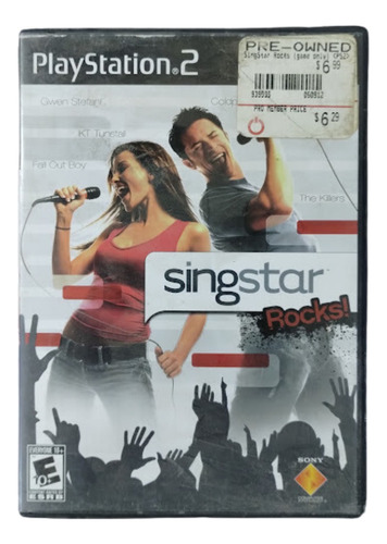 Singstar Rock's Juego Original Ps2