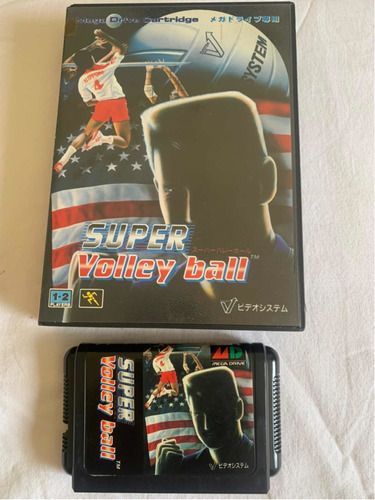 Jogo Mega Drive Super Volley Ball Original Japones