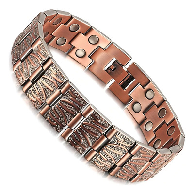 Pulsera Magnética De Cobre Con Imanes Para Hombre Ancient Red Copper | Envío gratis