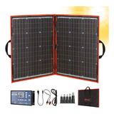 Dokio Xx Panel Solar Monocristalino, Plegable, De 12 voltios