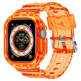 Pulsera Para Apple Watch Ultra Xyf Tpu, Naranja, 49 Mm