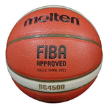 Pelota Basket Molten Bg4500 N°7 Cuero Basquet La Liga Ex Gg7