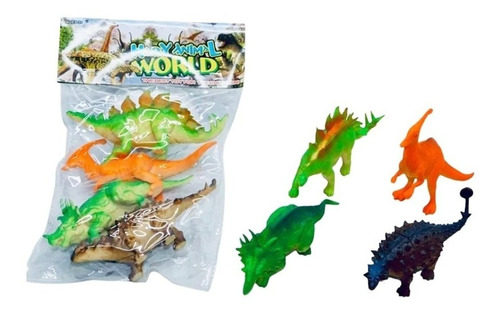 Dinosaurios Set 4 Rex Depredador Juguete Niños Regalo 