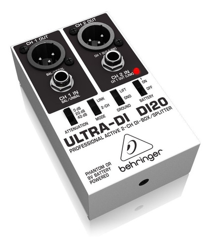 Direct Box Behringer Di 20 Ativo