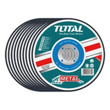 Disco Corte Metal Total 115 Mm 1.6mm X 10 Unidades Amoladora Color Turquesa