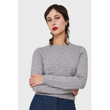 Sweater De Punto Fantasía Gris Nicopoly