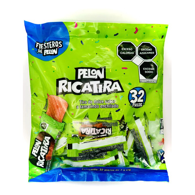 Pelon Ricatira Dulce Enchilado De Tamarindo 32 Pzs De 224 G | MercadoLibre